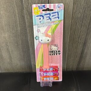 Sanrio Hello Kitty Face With Pink Bow Pez Dispenser New In Package